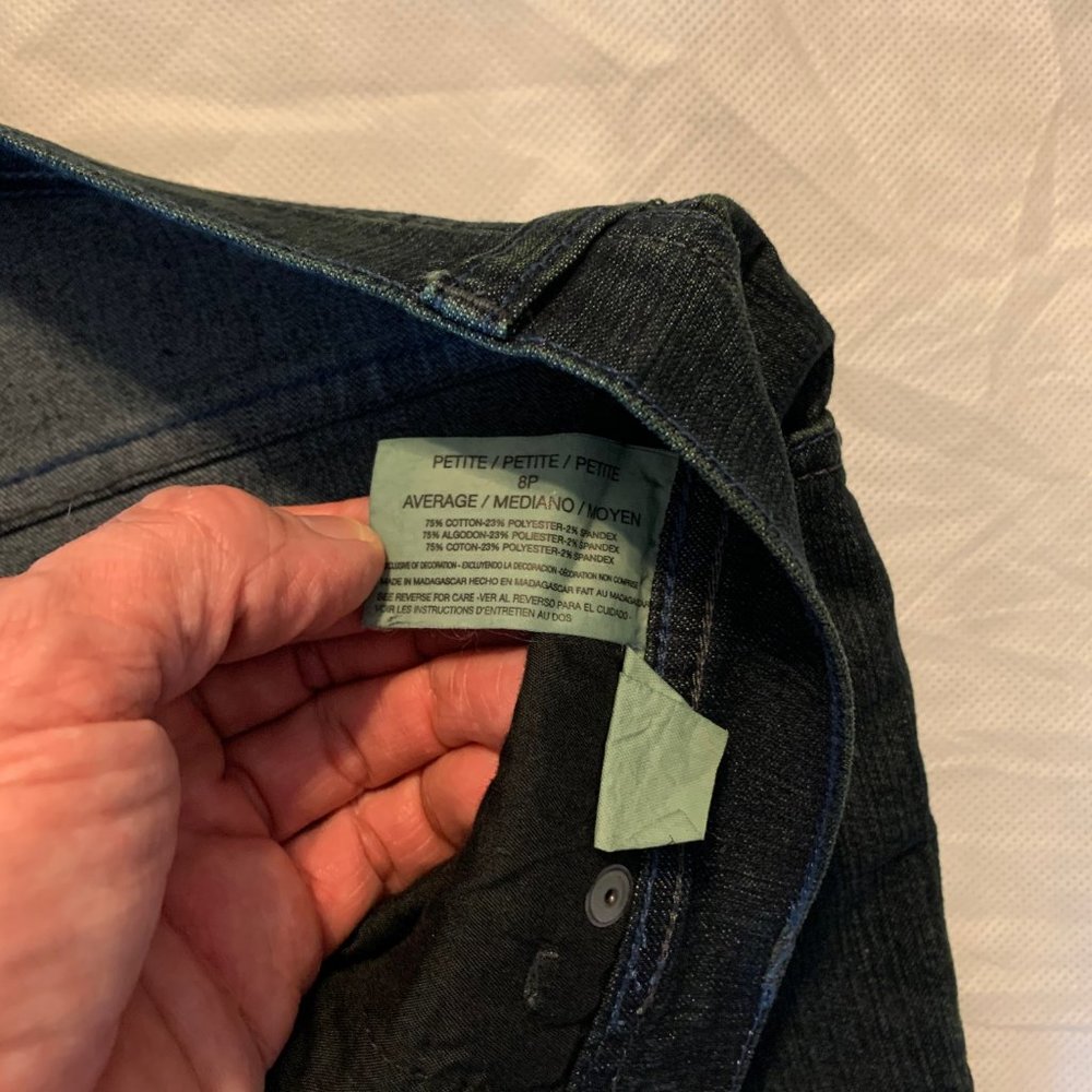 Gloria Vanderbilt Amanda Stretch Classic Fit Denim Jeans 8P Petite Average New - Picture 4 of 7